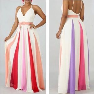 Akira Wedding Season Maxi Dress Sz Medium Prom